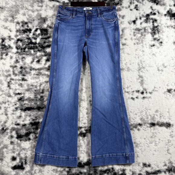 Wrangler Retro Bailey High Rise Trouser Womens Size 28x30 Flare Cowgirl Hippie - Picture 1 of 15